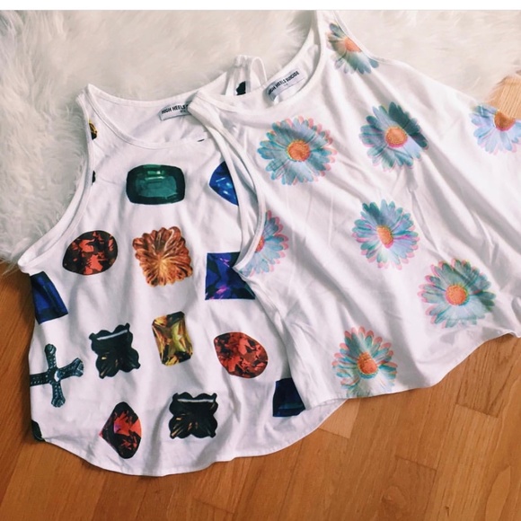 NWOT High Heels Suicide Garçons Miserables What A Gem Graphic swing Tank S - Picture 8 of 10